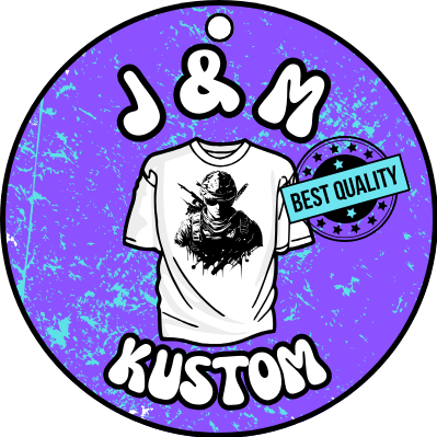 Logo colorido con "M&J" y la palabra "CUSTOMIZE" en letras prominentes.